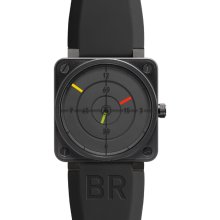 Bell & Ross Men's Aviation BR01 Black Dial Watch BR01 92 Radar