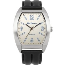 Ben Sherman Men's Quartz Watch With Beige Dial Analogue Display And Beige Leather Strap R916