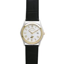 Beverly Hills Polo Club Men's Gold tone Case with White Dial and