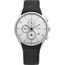 Black & Silver Tone Steel Watch