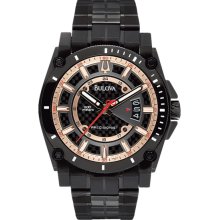 Black And Rose-Tone Dial Precisionist, Men's Bulova