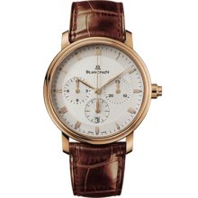 Blancpain Men's Villeret White Dial Watch 6185-3642-55