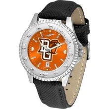 Bowling Green State Falcons Men's Leather Wristwatch