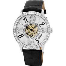 Breda Women's 'Audrey' Mechanical Hand-winding Watch (Black)