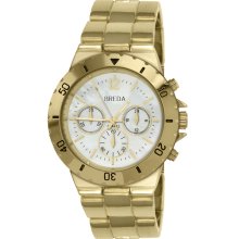 Breda Women's 'Parker' Goldtone Boyfriend Watch (Gold)