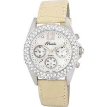 Breda Women's 'victoria' Mother Of Pearl Dial Watch