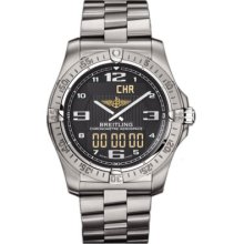 Breitling Aerospace Titanium E7936210/B962-leather-black-tang