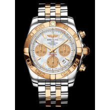 Breitling Chronomat 41 Steel/Red Gold Watch #419