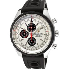 Breitling Men's Chrono-Matic Silver Dial Watch A1936002/G683/OR