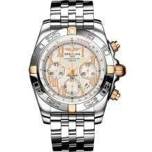 Breitling Men's Chronomat Silver Dial Watch IB011012.G677.375A