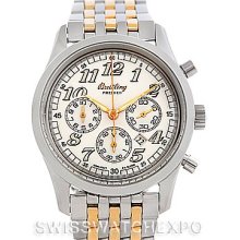 Breitling Navitimer Premier Steel 18K Yellow Gold Watch A42035