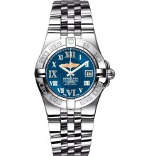 Breitling Women's Galactic Blue Dial Watch A71340L2.C778.368A