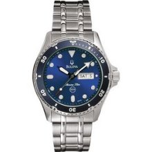 Bulova 98C62 Men's Marine Star Blue Dial Watch Promotional