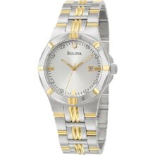 Bulova Casual Two.Tone Diamond Mens Watch 98D115