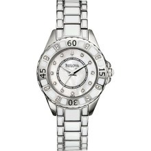 Bulova Diamond and Enamel Women's watch #98R124