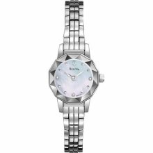 Bulova Diamond Faceted Ladies Watch