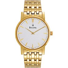 Bulova Men's Goldtone Stainless Steel Watch Men's