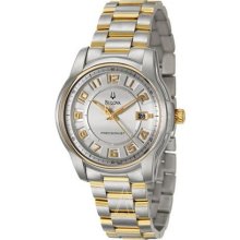 Bulova Men's Yellow Gold-plated Steel 'Precisionist' Watch ...