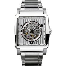 Bulova Stainless Steel Automatic Skeleton Timepiece