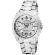 Bulova Watches Men's Longwood/Precisionist Silver Dial Stainless Steel