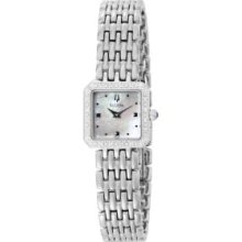 Bulova Women's 96R128 Mother of Pearl Dial 20 Diamonds Case Bracelet W