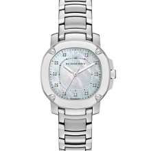 Burberry The Britain Mother-of-Pearl Bracelet Watch, 34mm Silver