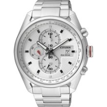 CA0360-58A - 2012 Citizen Eco-Drive Chronograph Magnified WR 100m Sports Watch