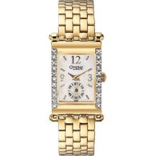 Caravelle by Bulova Women's Diamond Accented Goldtone MOP Dress Watch