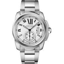 Cartier Men's Calibre De Cartier Silver Dial Watch W7100015