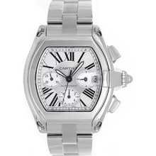 Cartier Roadster Chronograph Stainless Steel Men's Watch W62019x6