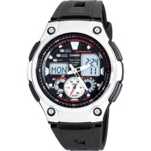 Casio AQ190W-1A Men's Multi-Task Gear World Time Chronograph Sports Il