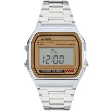 Casio Classic Retro Digital Watch A158WEA-9EF Silver