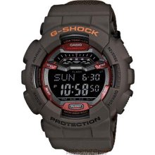 Casio G-Shock Winter G-Lide Black Digital Dial Brown GLS100-5