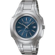 Casio Men's Classic Analog Dress Watch - Blue