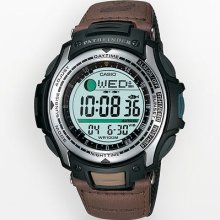 Casio Pathfinder Leather Fishing Digital Watch