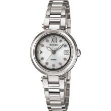 Casio Sheen (scene) Tough Solar Radio Shw-1504d-7ajf Swarovski Ladies