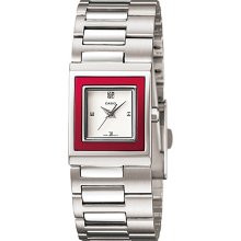 Casio Women's Core LTP1317D-4C Silver Stainless-Steel Quartz Watch with White Dial