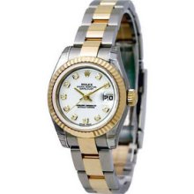 Certified Pre-Owned Rolex Datejust 26mm Two-Tone Ladies Watch 79173