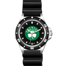 Challenger Boston Celtics Watch with Black Rubber Bracelet