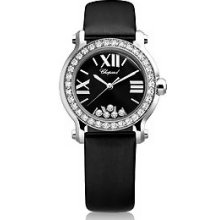 Chopard Happy Sport Round 30mm Steel Watch 274189-1003