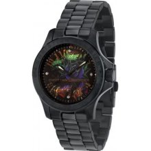 Christian Audigier Gents Midnight Garden Stainless Steel 3-hand Watch Ete-113