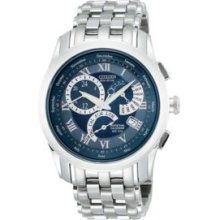 Citizen Blue Eco Drive Round Blue Dial Watch