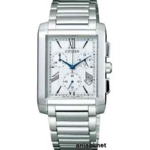 Citizen Collection Eco-drive Square Model At0560-51a Men's Watch