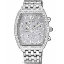 Citizen DRIVE LTR 2.0 Crystal Ladies Chrono Silver-Tone FB1270-55A