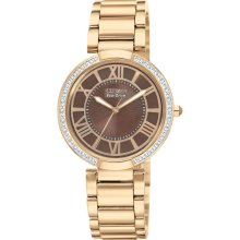 Citizen Eco-drive D'orsay Rose Gold Ladies Watch Em0103-57x