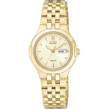 Citizen Eco-drive Gold Tone Corso Ladies Watch EW3122-53P