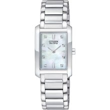 Citizen Eco-Drive Womens Diamond-Accent Watch