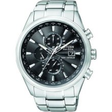 Citizen Eco-drive World Chronograph Radio Controlled At8010-58e Mens Watch