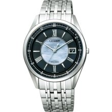 CITIZEN EXCEED Thin-titanium Eco-Drive Solar Radio watch AS7080-54E