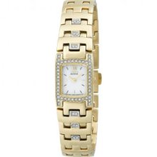 Citizen Ladies Eco-Drive EW8142-59A EW8142 Swarovski Crustal Gold Tone Watch